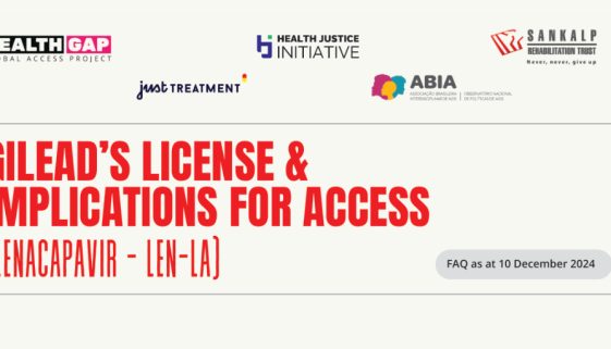 FAQ: Gilead’s LENACAPAVIR (LEN-LA) license and implications for access